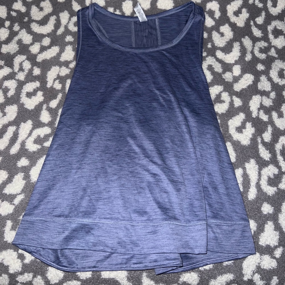 purple workout top